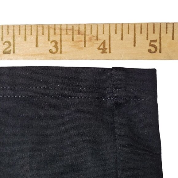 Ann Taylor Capri Leggings Size M 29X25 Ponte Zipper Pockets Elastic Waist - Picture 11 of 12